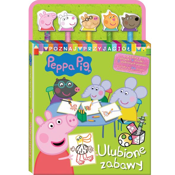 Media Service Zawada Peppa Pig Poznaj przyjaciół cz.1 Ulubione zabawy