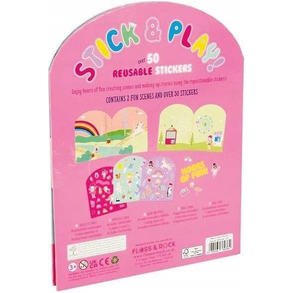 Melissa & Doug Naklejki wielokrotnego użytku tęczowe wróżki
