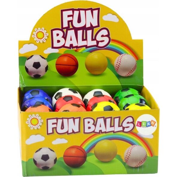 LeanToys Mała Piłeczka Miękka Piankowa Football 5,5cm LEAN TOYS