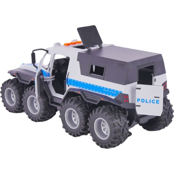 Maksik Pojazd 8-kołowy policja 27cm św/dźw RJ5529B 07114