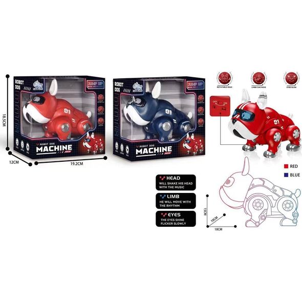 Trifox PIES BULLDOG NA BATERIE
