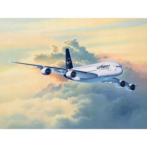 Cobi Model samolotu do sklejania Revell 63808 1:288 AIRBUS A380 Zestaw