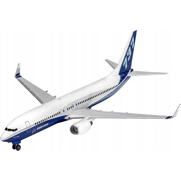 Cobi Model samolotu do sklejania Revell 63809 1:288 BOEING 737-800 Zestaw