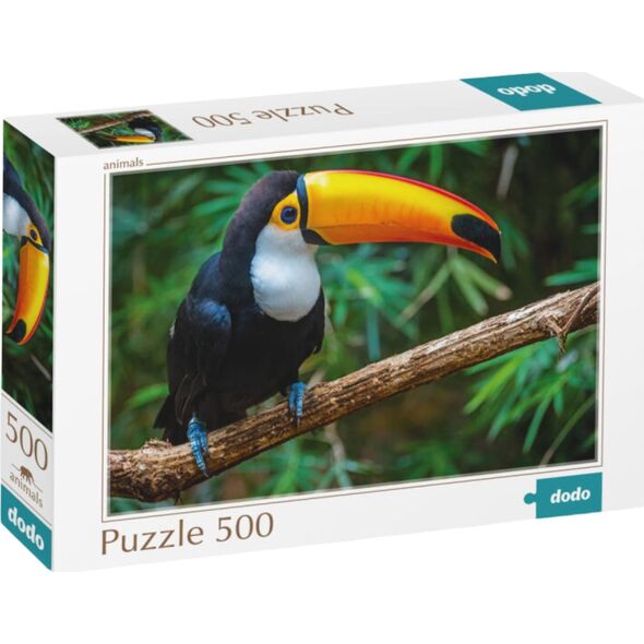 Dodo Puzzle "Tukan" 500 Elementów Układanka Kolorowa Zestaw Dla Dzieci Dorosłych