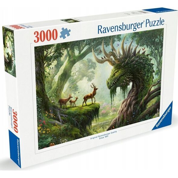 Ravensburger Puzzle 3000 Przebudzenie Le?nego Smoka