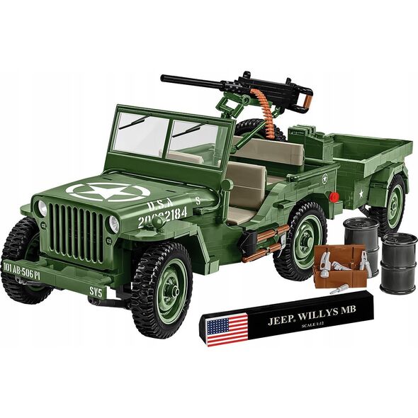 Cobi Executive Edition Willys MB & Trailer