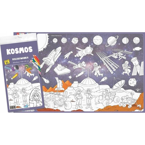Wydawnictwo Jako Kolorowanka XL. Kosmos