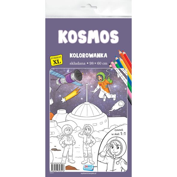 Wydawnictwo Jako Kolorowanka XL. Kosmos