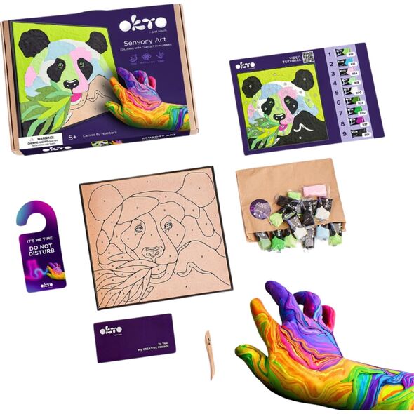 Okto Zestaw do obrazu 3D Panda 6792