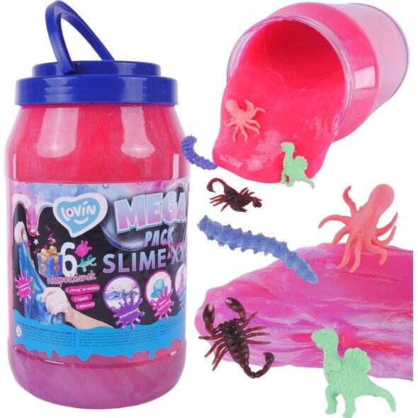 Lovin Glutek Rozciągliwy XXL Masa Slime Plastyczna Żelowa Antystresowa 3L
