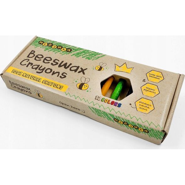 Kredki z wosku pszczelego Classic 12 kolor?w