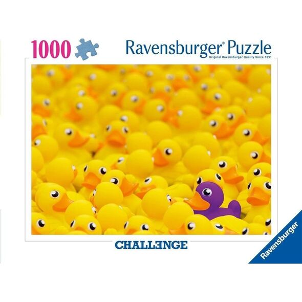 Ravensburger Puzzle 1000 Challenge. Kaczuszki