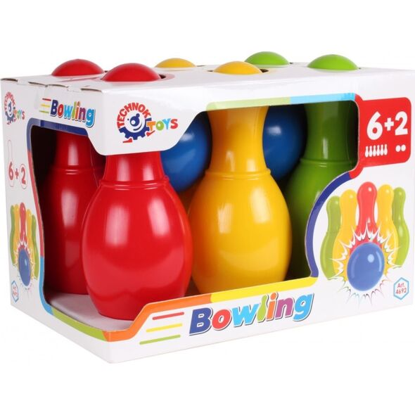 Technok Gra W Kręgle Bowling Zestaw Do Gry Zręcznościowej Kule Dla Dzieci