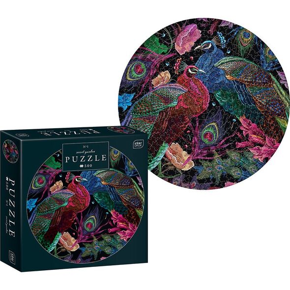 Interdruk Puzzle okrągłe secret garden 500 el Interdruk