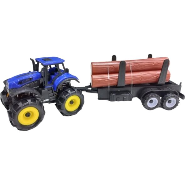 Traktor Rolniczy Ciągnik Maszyna Odczepiana Przyczepka Drewno Pojazd