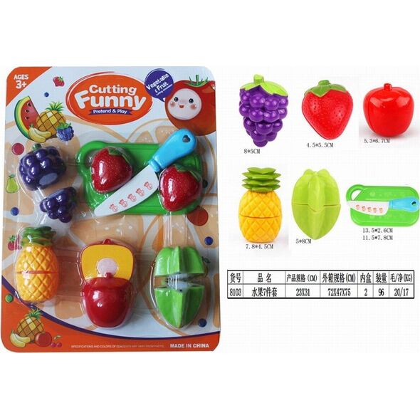Zestaw kuchenny warzywa i owoce 8103