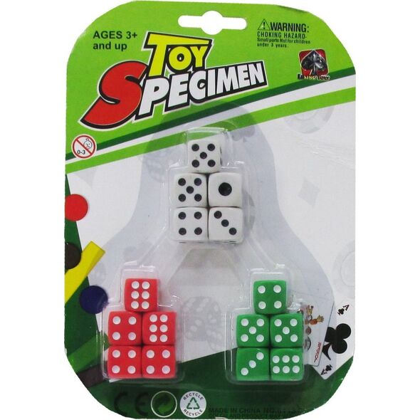 KOSTKA DO GRY 15 SZTUK