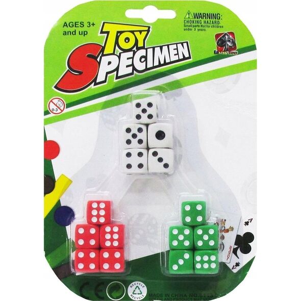 KOSTKA DO GRY 15 SZTUK