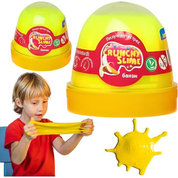 Glutek Slime Crunchy Masa Plastyczna Elastyczna Rozciągliwa Wyrazisty Zapac