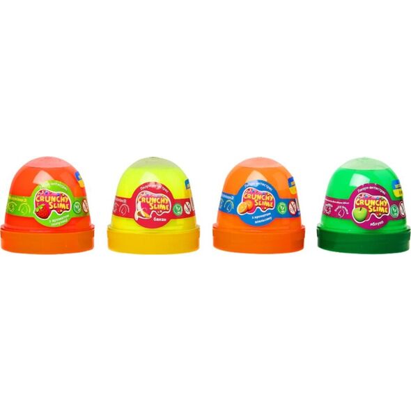 Glutek Slime Crunchy Masa Plastyczna Elastyczna Rozciągliwa Wyrazisty Zapac