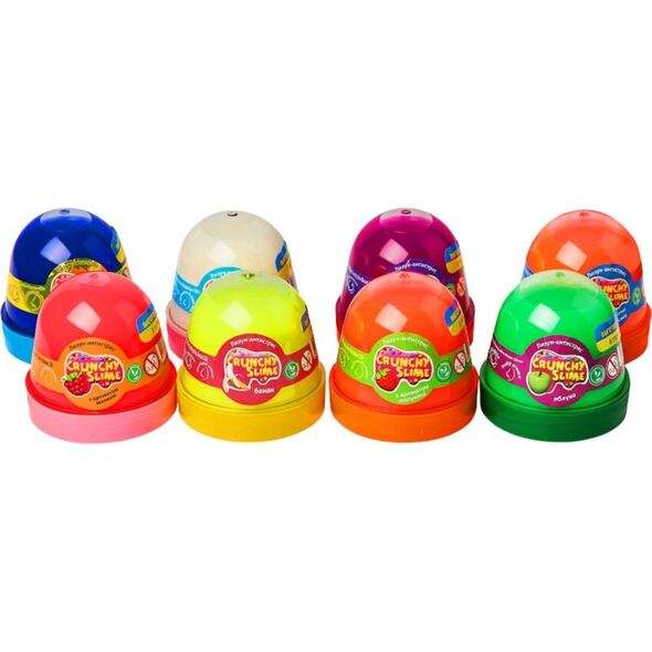 Glutek Slime Crunchy Masa Plastyczna Elastyczna Rozciągliwa Wyrazisty Zapac