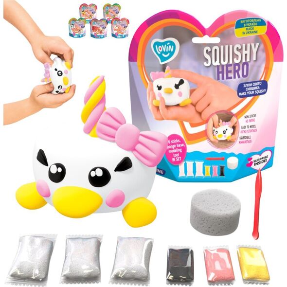 Squishy Zestaw z lekka plastelina MIX 70163