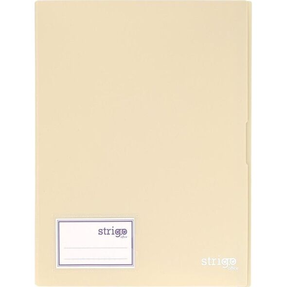 Album ofertowy A4 20 koszulek beżowy STRIGO