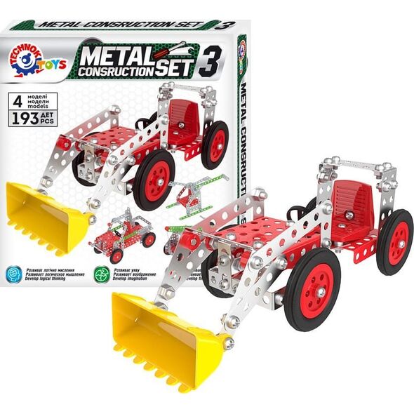 Zabawka metalowy konstruktor 6412