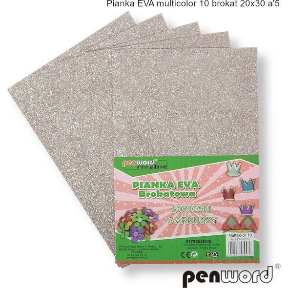PIANKA EVA MULTICOLOR 10 BROKAT 20X30 a5