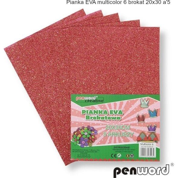 PIANKA EVA MULTICOLOR .6 BROKAT 20X30 a5