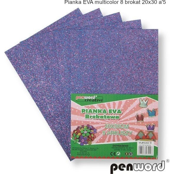 PIANKA EVA MULTICOLOR .8 BROKAT 20X30 a5
