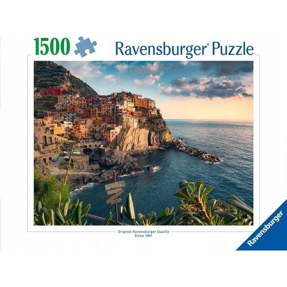 ML Ravensburger Polska Puzzle 1500 elementów Widok na Cinque Terre