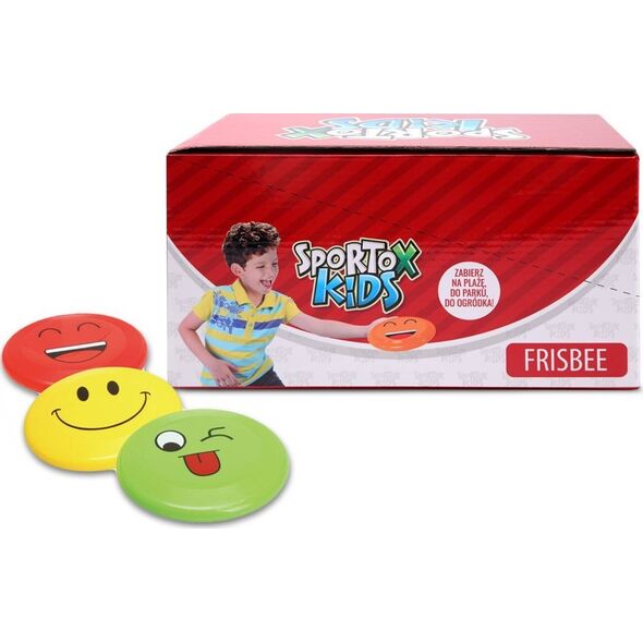 FRISBEE DLA DZIECI ZABAWKA LATAJĄCY DYSK GRA KOLOR