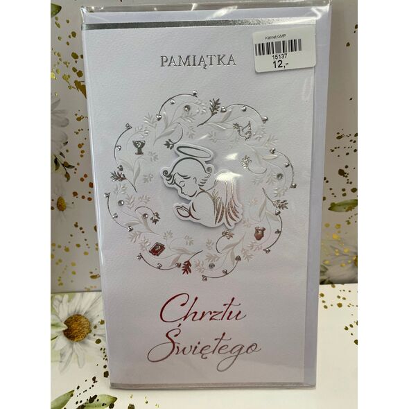 Kartki karnet GMP-48 Chrzest Święty