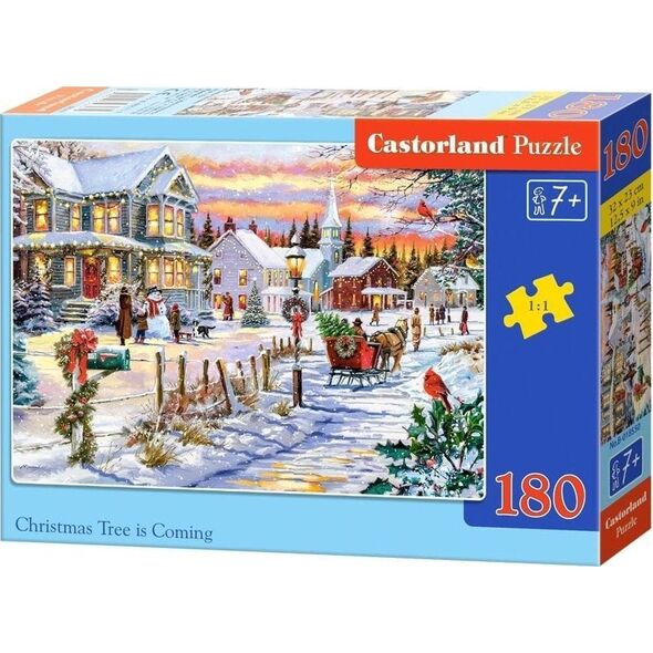 Puzzle 180 Choinka nadchodzi CASTOR
