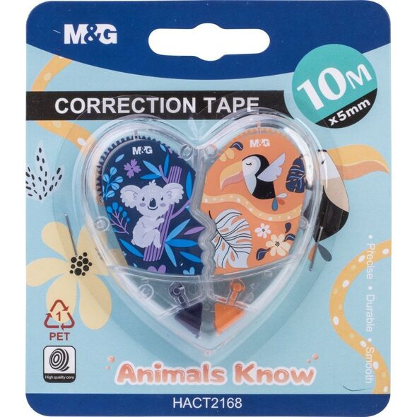 Korektor w taśmie Animal Planet 2szt x 5m x 5mm MG
