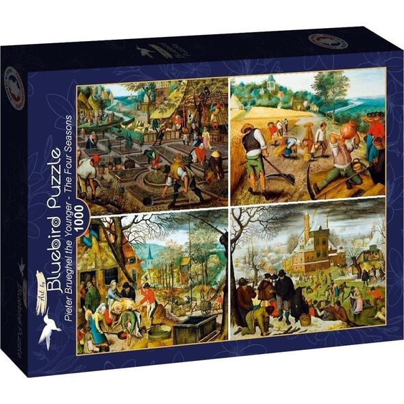 Puzzle 1000 Cztery sezonu - Brughel 1918