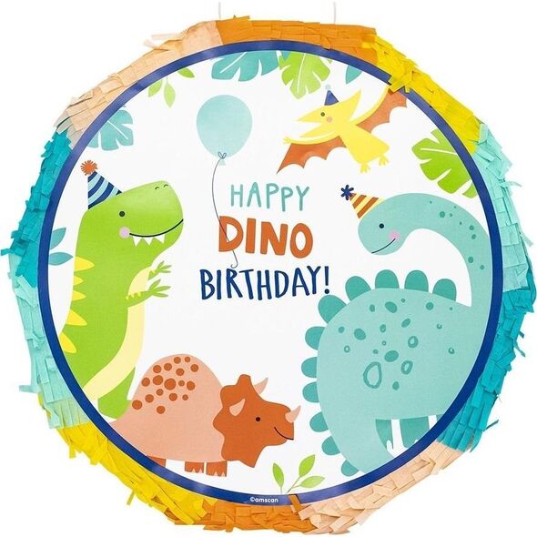 Piniata do rozciagania Happy Dinosaur 34,9x35,2cm