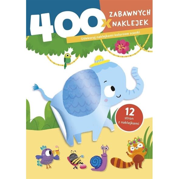 400 zabawnych naklejek. Słonik