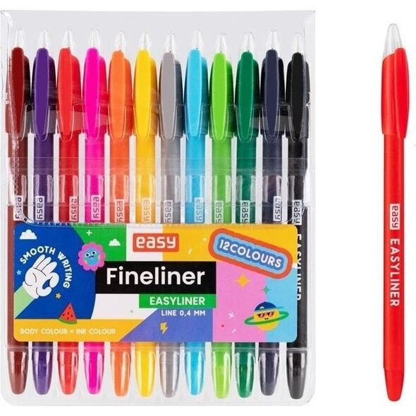 Cienkopis Easyliner 12kol EASY