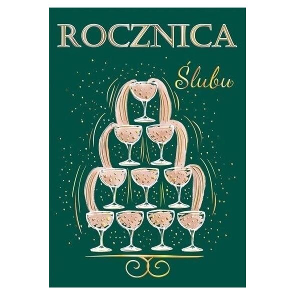 Karnet A5 Rocznica ślubu Fontanna