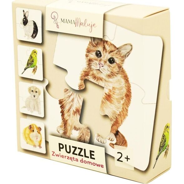 Puzzle 4-elementowe Zwierzęta domowe