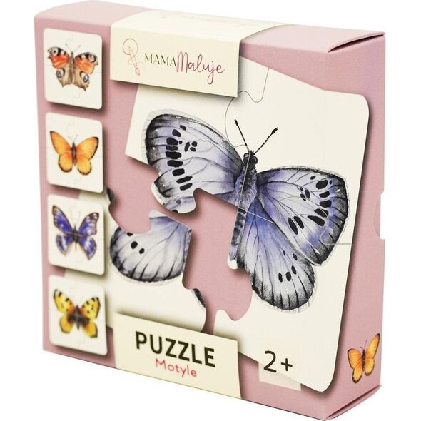 Puzzle 4-elementowe Motyle