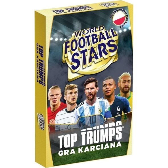 Top Trumps World Football Stars tuck box