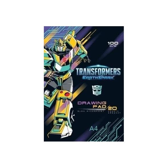 Blok rysunkowy A4/20K Transformers (10szt) ASTRA