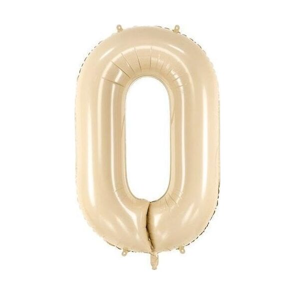 Balon foliowy 0 beż 72cm