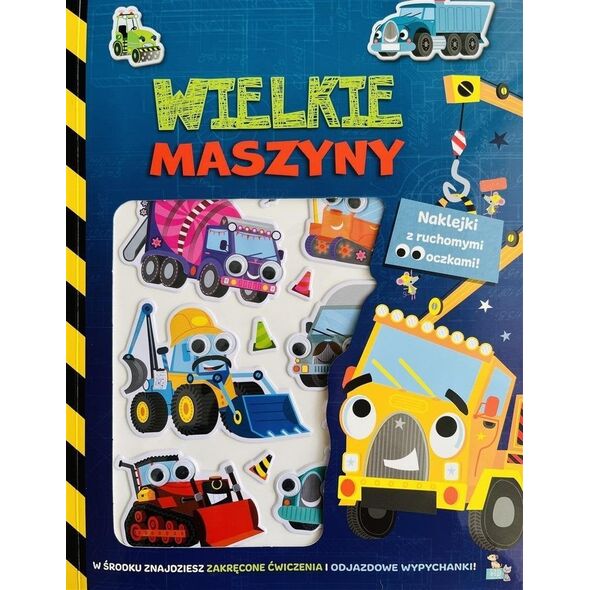 Naklejki z ruchomymi oczkami Wielkie maszyny