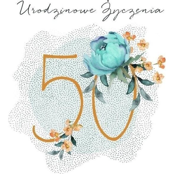 Karnet Swarovski kwadrat CL4550_PO Urodziny 50
