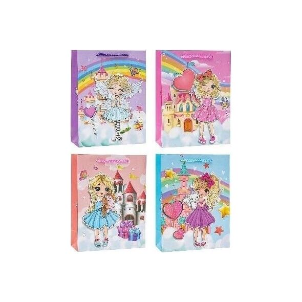 Torebka Pop-Up 3D Girl 26x32x10cm mix ROZETTE