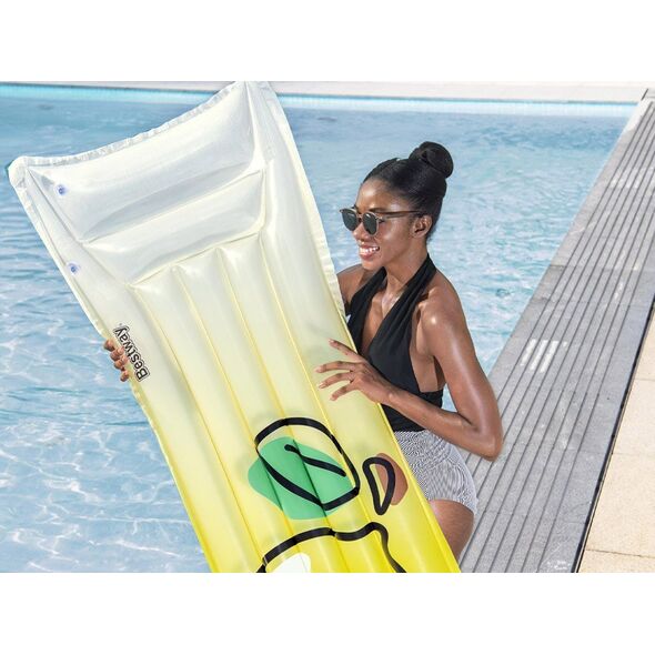 Bestway Dmuchany Materac do wody CYTRYNKA 183 x 69 cm 44122